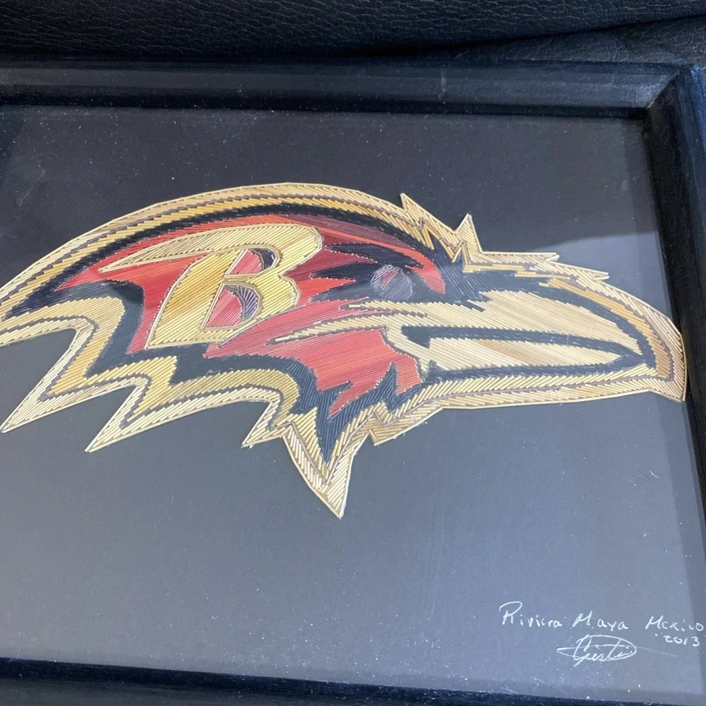 Baltimore Ravens‎ Homemade Art Wood Mexico